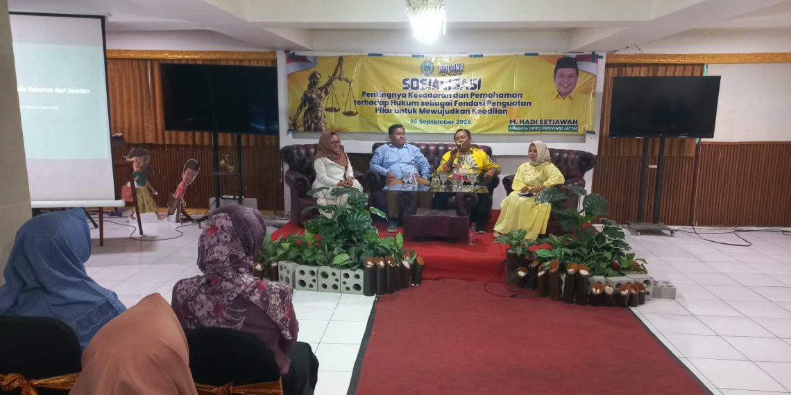 Sosialisasi Hukum di Kediri, Golkar Bekali Warga Pemahaman Perlindungan Perempuan dan Pinjol