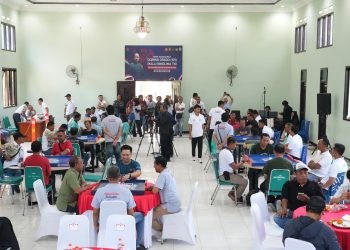 Kodim 0809/Kediri Gelar Open Turnamen Domino Piala Panglima TNI Peringati HUT ke-81
