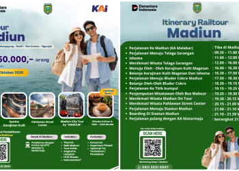 KAI Daop 7 Madiun Buka Program Wisata Open Trip Rail Tour Madiun Tarip Rp350 Ribu