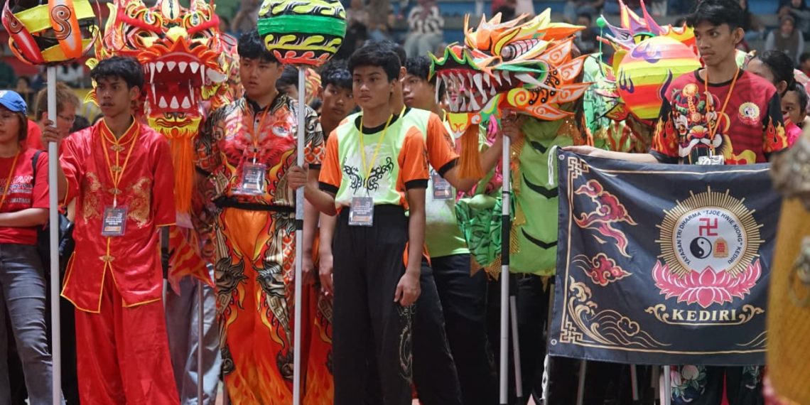 Kejuaraan Barongsai dan Naga Wali Kota Kediri Cup 2026 Resmi Digelar di GOR Jayabaya