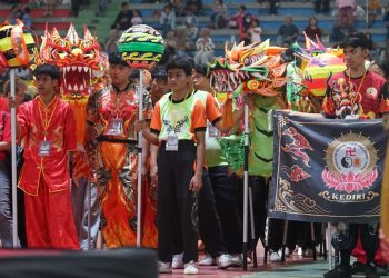 Kejuaraan Barongsai dan Naga Wali Kota Kediri Cup 2026 Resmi Digelar di GOR Jayabaya