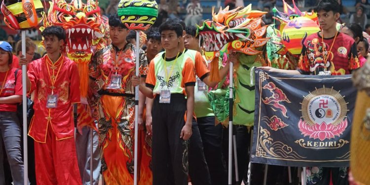 Kejuaraan Barongsai dan Naga Wali Kota Kediri Cup 2026 Resmi Digelar di GOR Jayabaya