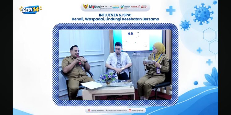 Pemkot Kediri Gelar Webinar Lentera Mapan, Edukasi Warga Kenali Pencegahan Influenza dan ISPA