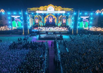 Wakil Wali Kota Kediri Hadiri Lirboyo Bersholawat Bersama Habib Syech