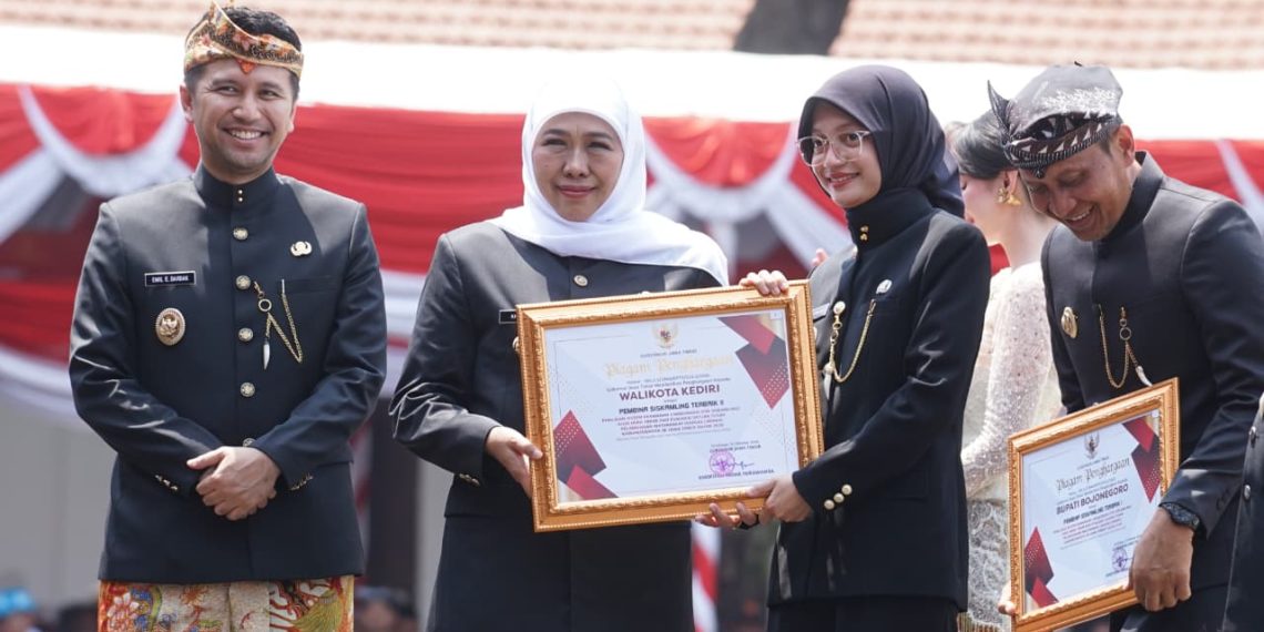Kota Kediri Raih Peringkat Terbaik 2 PIN Siskamling Jogo Jawa Timur 2026