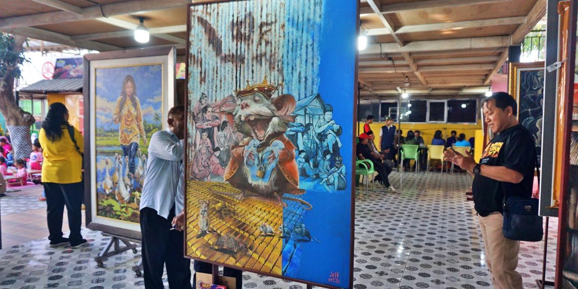 Pemkot Kediri Gelar Pameran Lukisan OBOR 7 di Taman Kuliner Pesantren