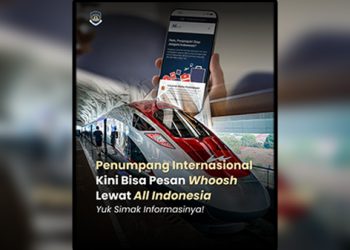 Penumpang Internasional Kini Bisa Pesan Tiket Kereta Cepat Whoosh Lewat Platform All Indonesia
