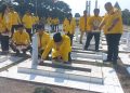 Peringati HUT ke-62, DPD Partai Golkar Kabupaten Kediri Gelar Ziarah dan Tabur Bunga di TMP Canda Bhirawa