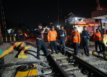 Patuhi SOP dan Standar Pelayanan, KAI Daop 7 Madiun Inspeksi Jalur dan Stasiun Lintas Blitar-Kediri