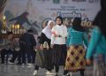Kemeriahan Hari Santri, Wali Kota Kediri Ikuti Lomba Gobak Sodor Sarungan