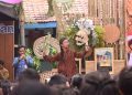 Aksi Dalang Cilik SMPN 3 Pukau Wali Kota Kediri dalam Kegiatan Teach to Inspire