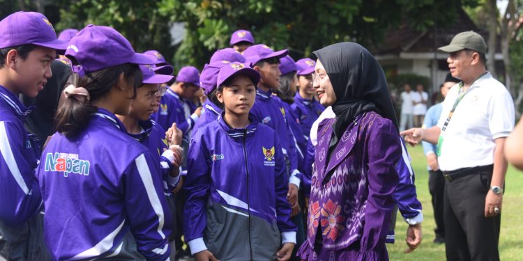 Pemkot Kediri Lepas Kontingen Popda dan Peparpeda Jatim 2026, Targetkan Prestasi Terbaik