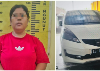 Kurang dari 24 Jam! Polsek Ngunut Bekuk Emak-Emak Terduga Pencuri Mobil Honda Jazz Tetangga