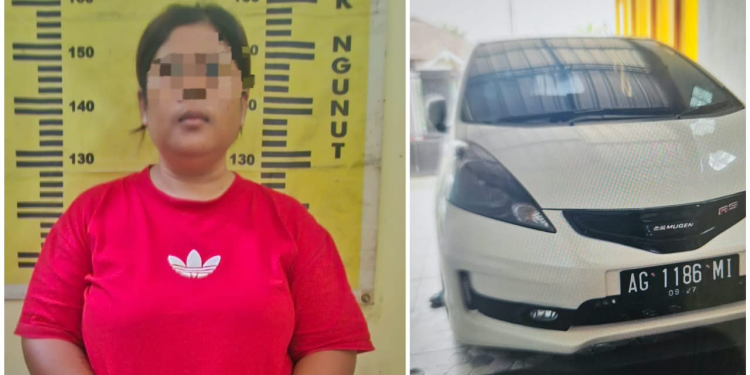 Kurang dari 24 Jam! Polsek Ngunut Bekuk Emak-Emak Terduga Pencuri Mobil Honda Jazz Tetangga